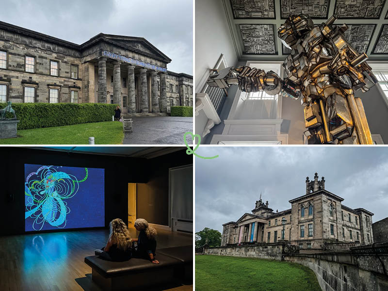 besök scottish national gallery modern art i Edinburgh