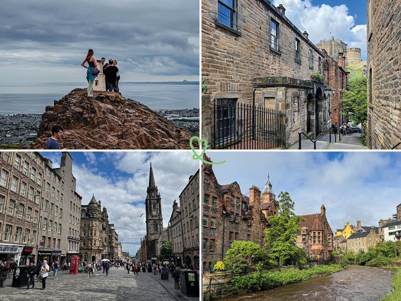 le migliori viste e strade di Edimburgo